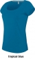 kurzarm t-shirt tropical blue