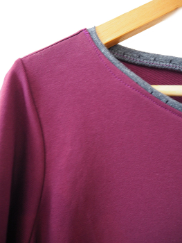 Preview: langarm oberteil stoff detail