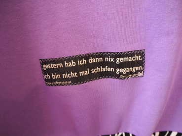 Preview: langarm oberteil zitat