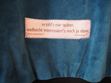 Preview: langarm oberteil zitat