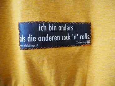 Preview: kurzarm oberteil zitat