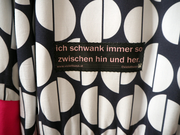 langarm oberteil zitat