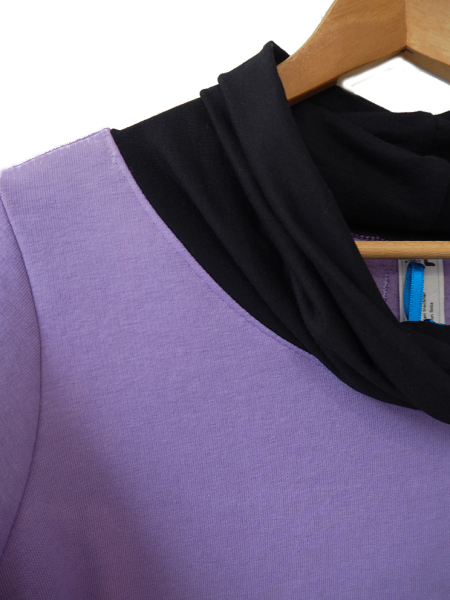 langarm oberteil stoff detail